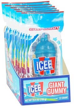 Icee Giant Gummy, 2.1oz, 12ct Case