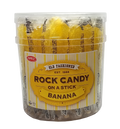 Rock Candy On A Stick - Banana - 36 Ct. Tub