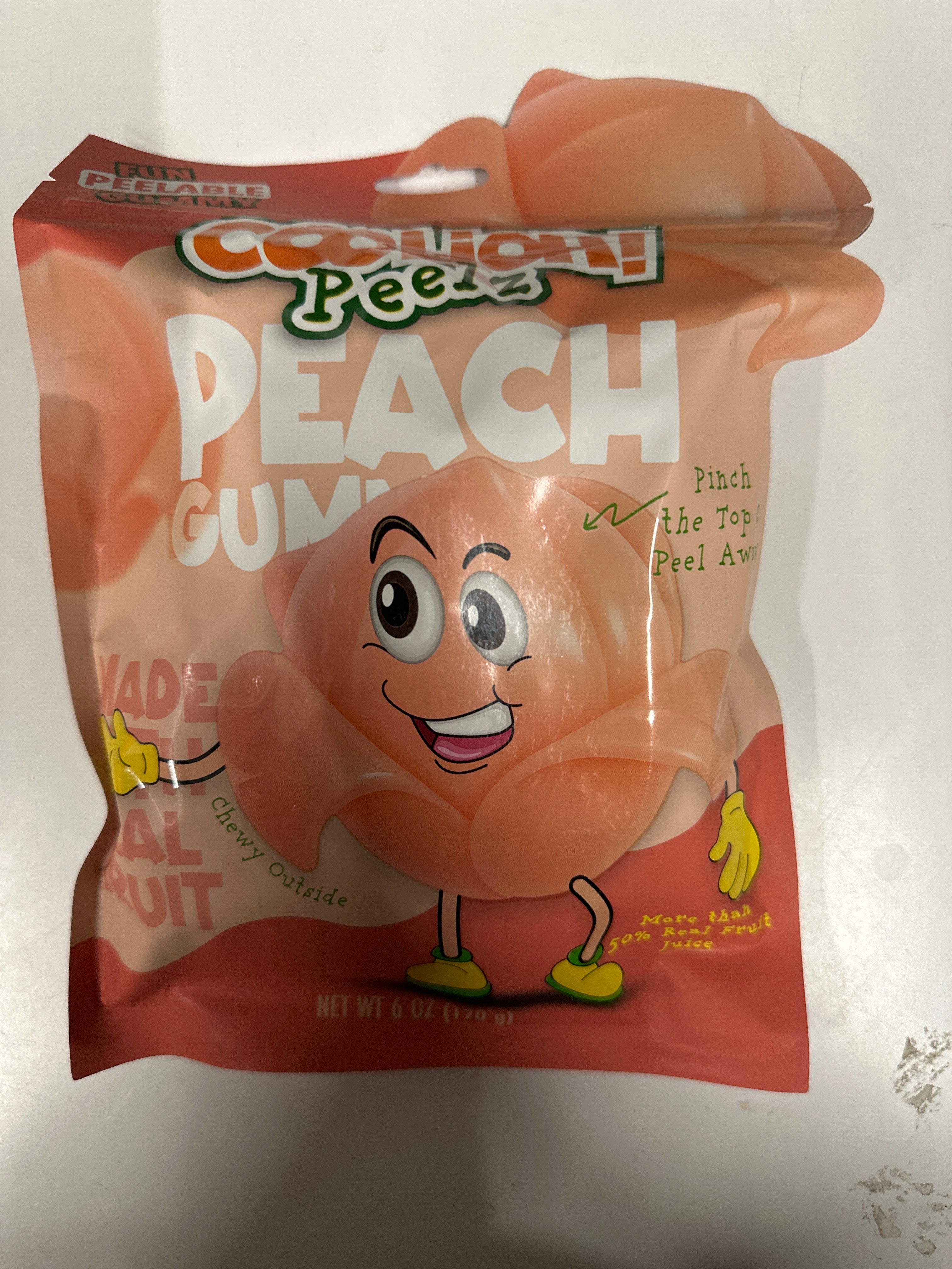 Coolioh Peelz Peach Gummy