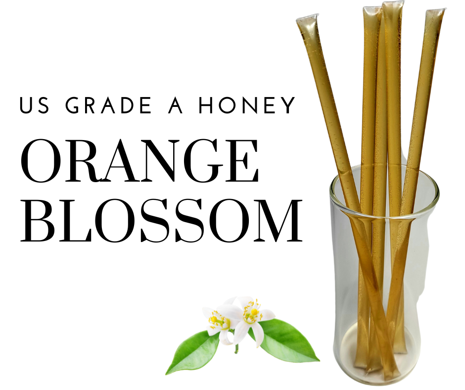 Bee Krazy Honey Sticks - Orange Blossom 50 Ct. Refill