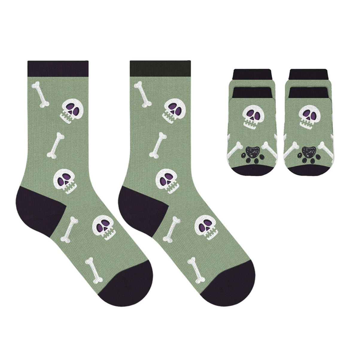 PET & OWNER HALLOWEN SOCKS WITH FREE DISPLAY (24-PAIRS)