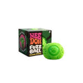 CWMM14323_PLUSH SMILEY STRESS SQUEEZE FIDGET BALL TOY: GREEN / (OS) 1
