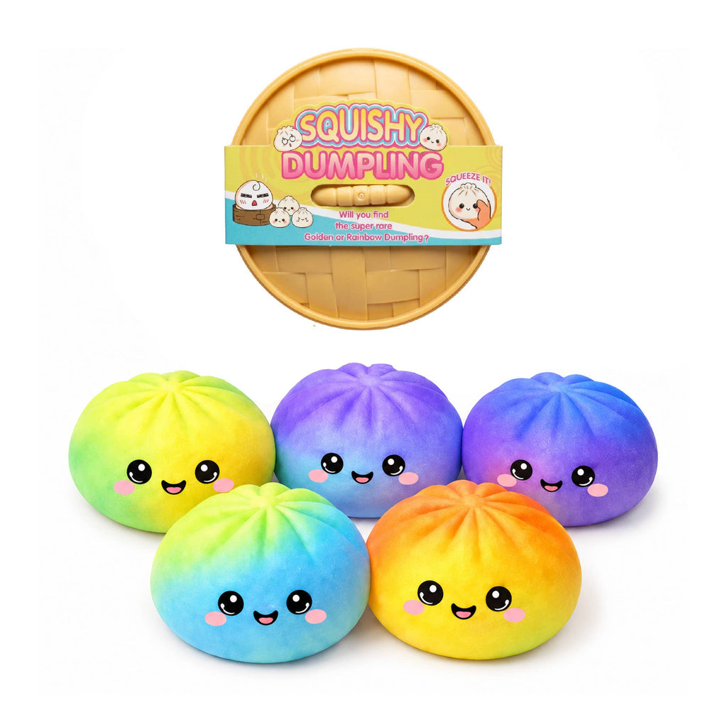 Tie-Dye Squishy Dumplings – Sensory Toy Display