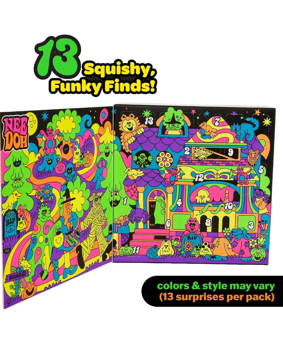 Funky Frights Countdown Squishies!