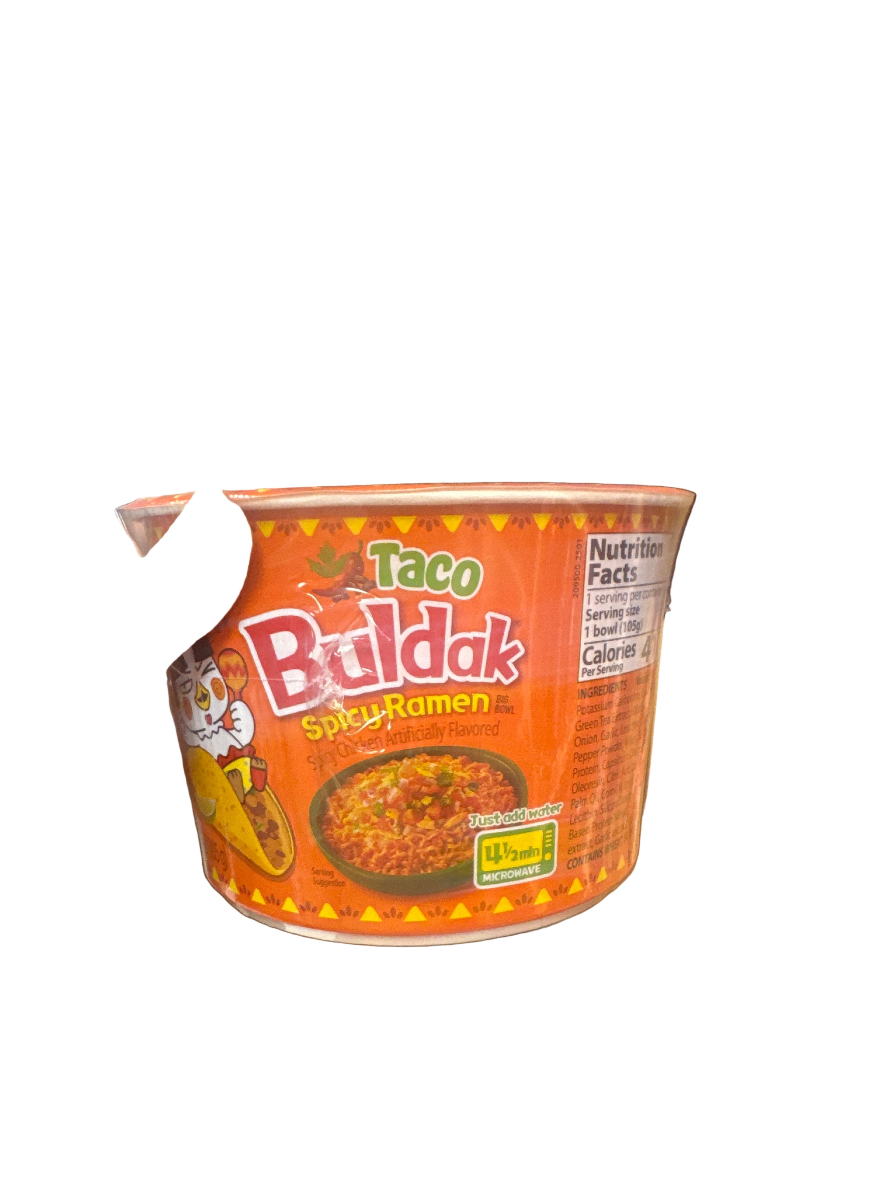 Taco buldak spicy ramen