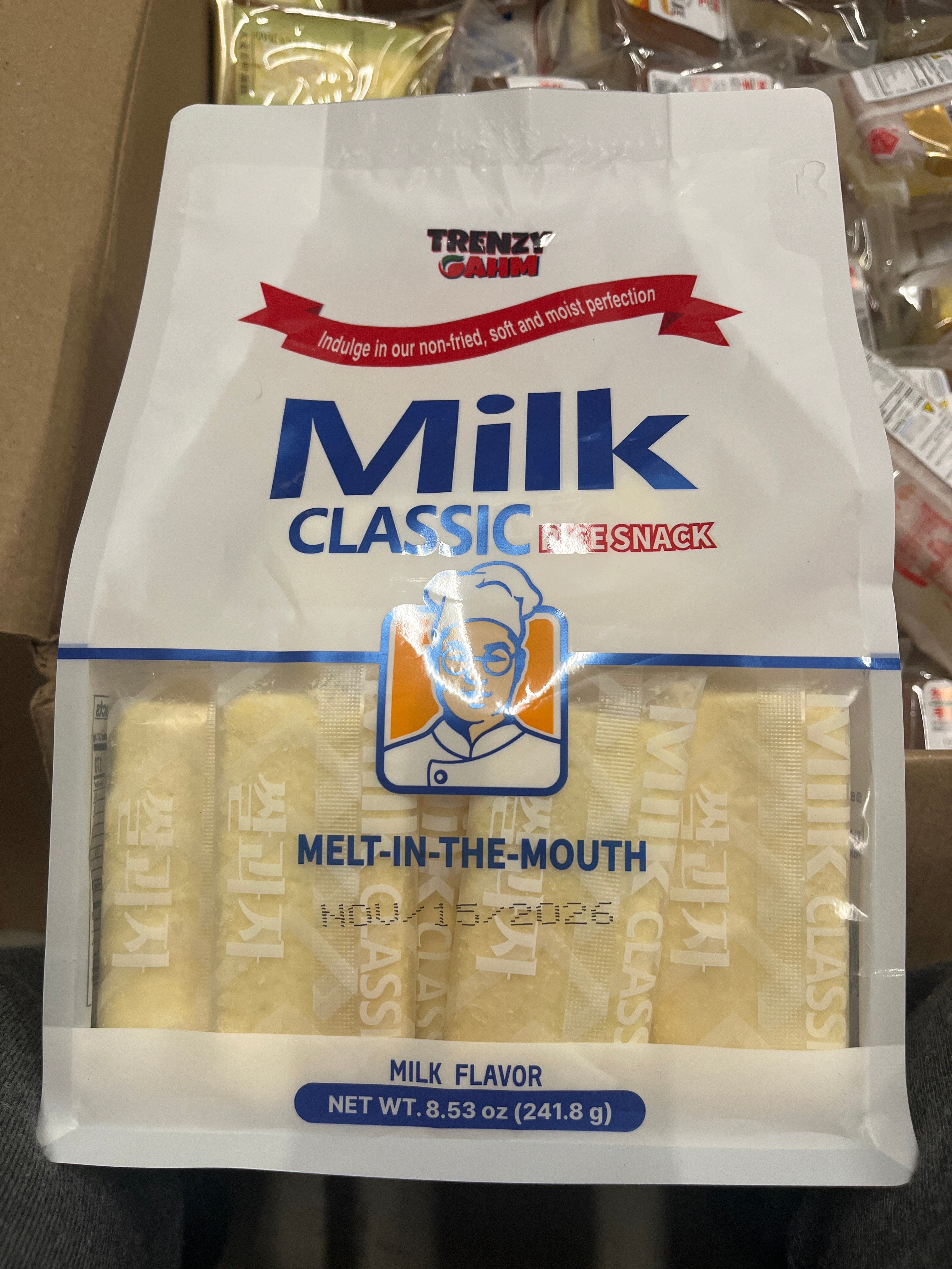 Rice Crackers Classic Milk Flavor 8.53 oz【Korea Trendy】 15/11/2017