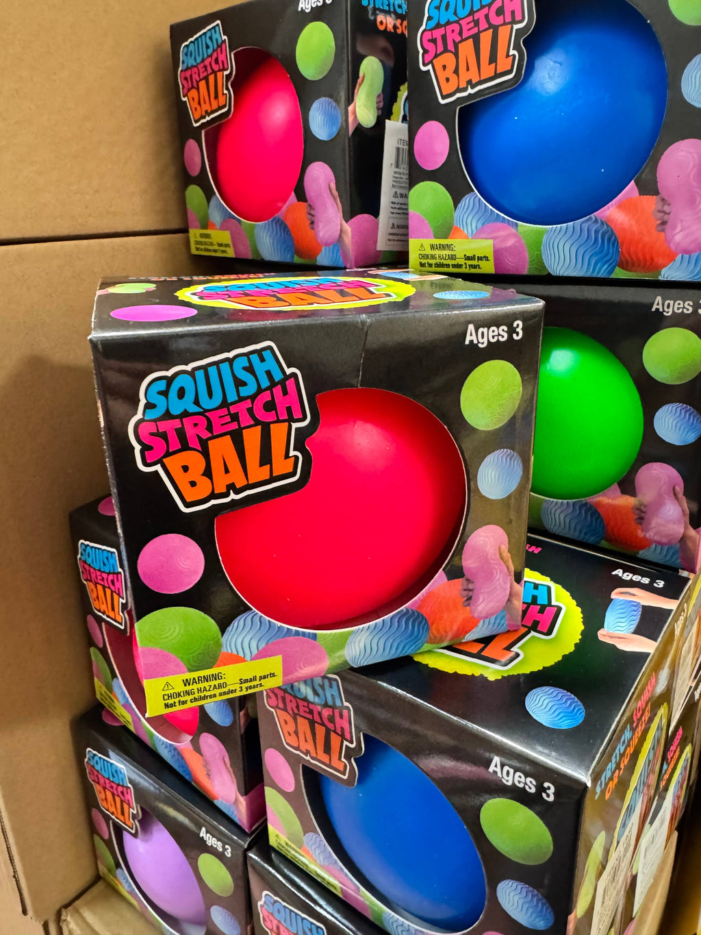 Squish Stretch Ball | Neon Sensory Stress Ball: 5INCH