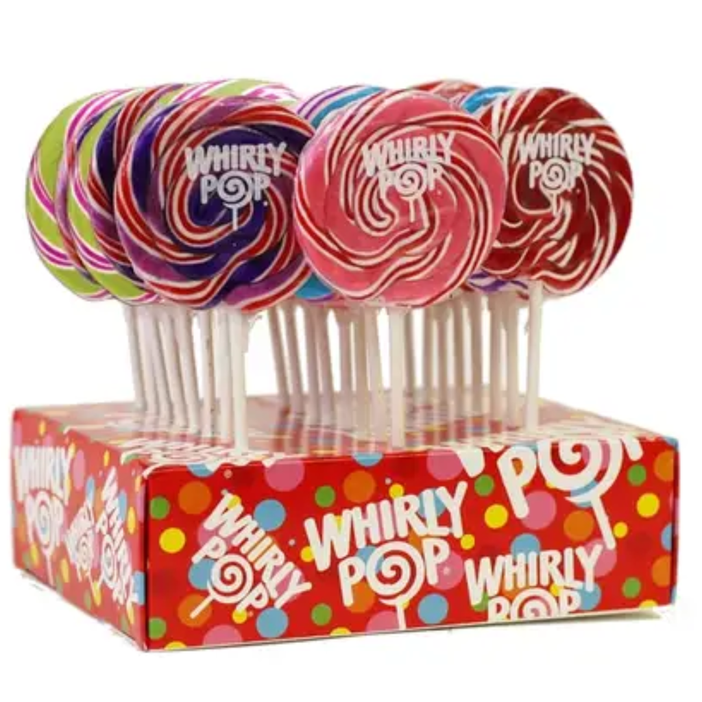 Whirly Pop Variety Lollipop and Display 24 Ct. / 1.5oz Each