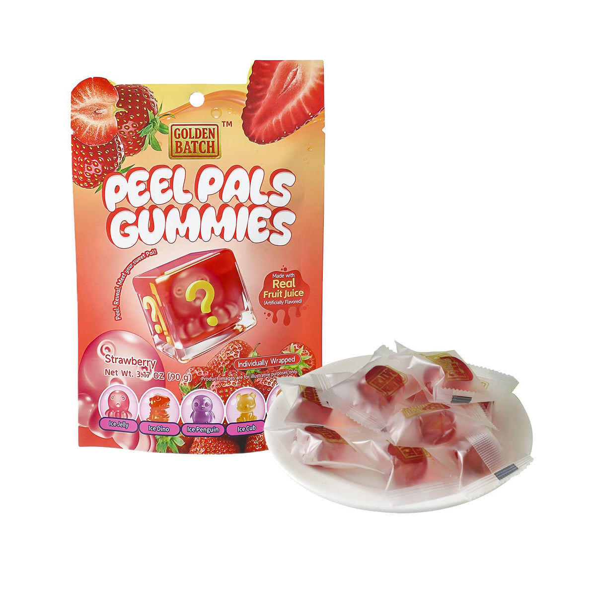 Peel Pals Strawberry Peelable Gummy Candy