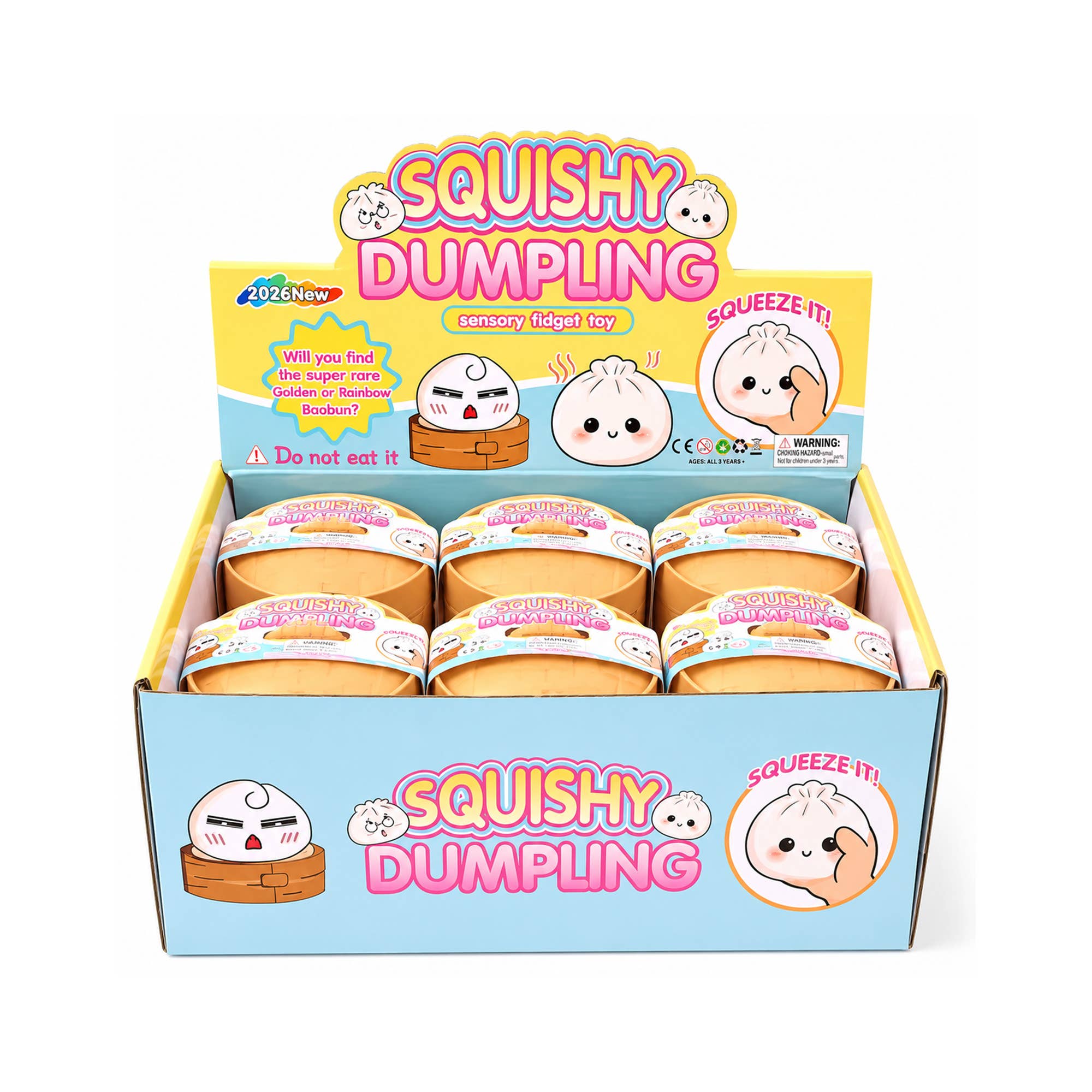Tie-Dye Squishy Dumplings – Sensory Toy Display