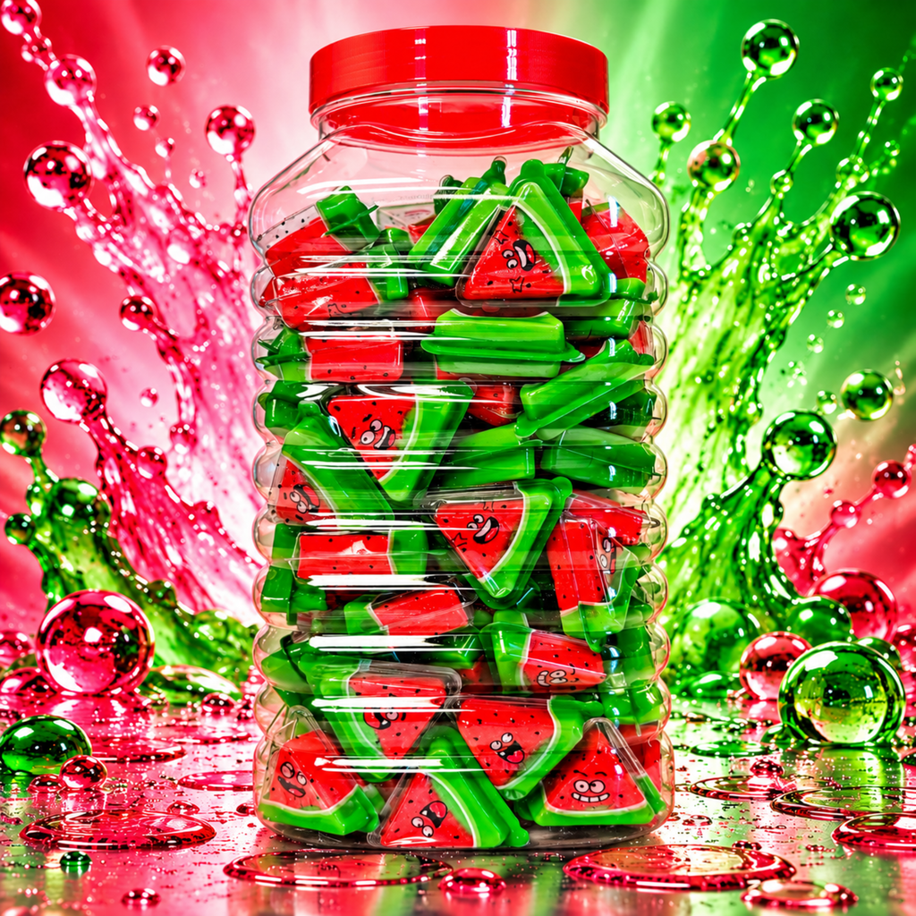 Watermelon Jelly Filled Gummies 🍉