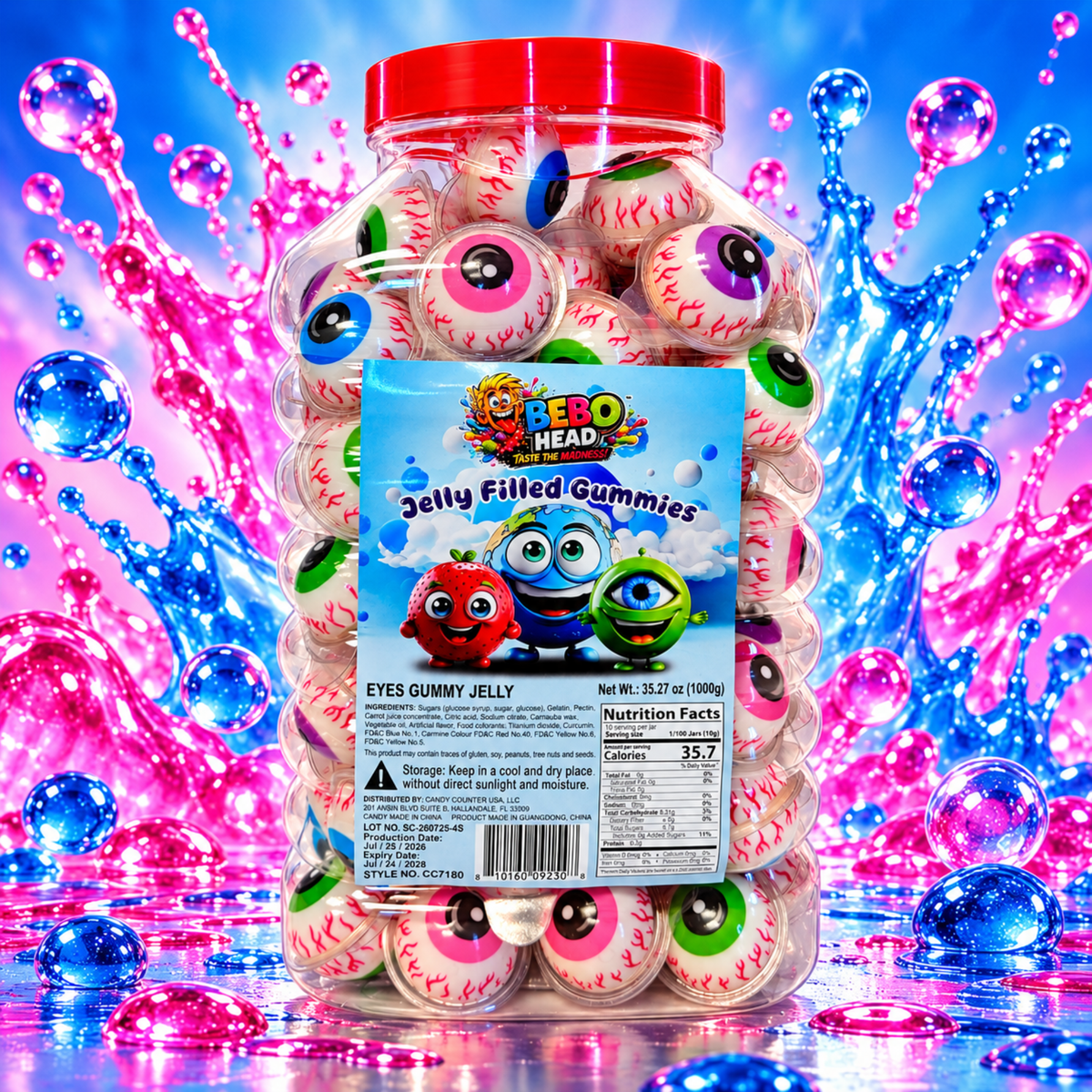 Eyeball Jelly Filled Gummies 👁️