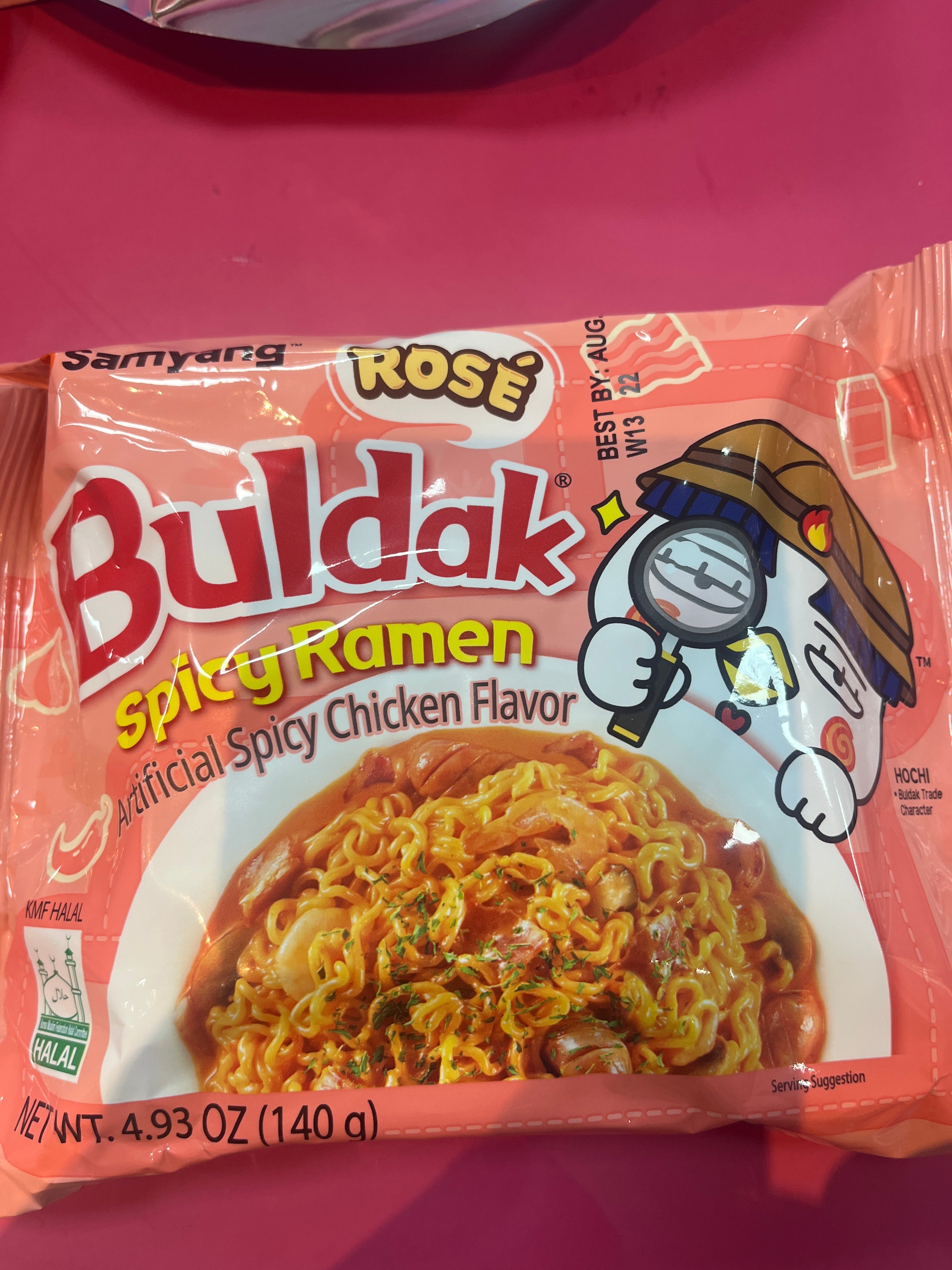Buldak Rose ramen