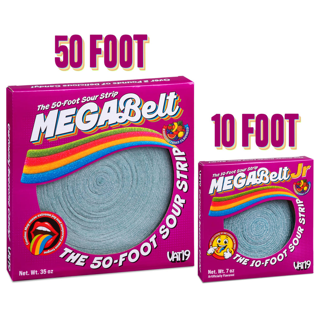 MEGABelt: The Super-Long Sour Candy Strip: 10-Foot (Jr)