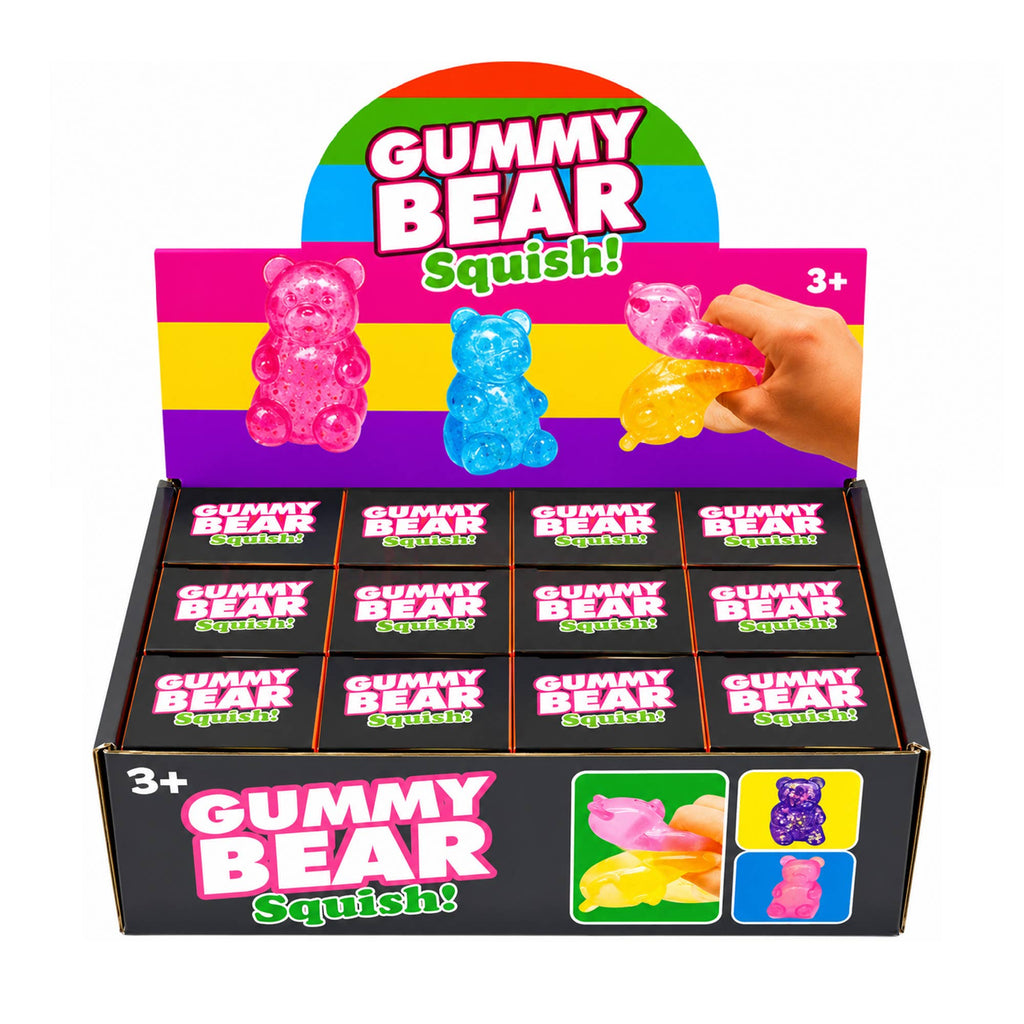 Gummy Bear Squishy – Sensory Squeeze Toy Display