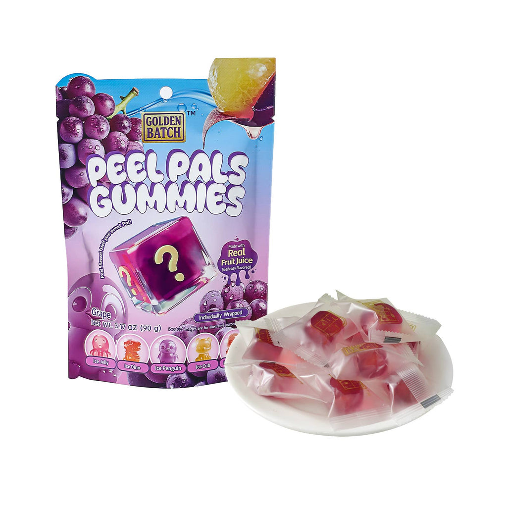 Peel Pals Grape Peelable Gummy Candy