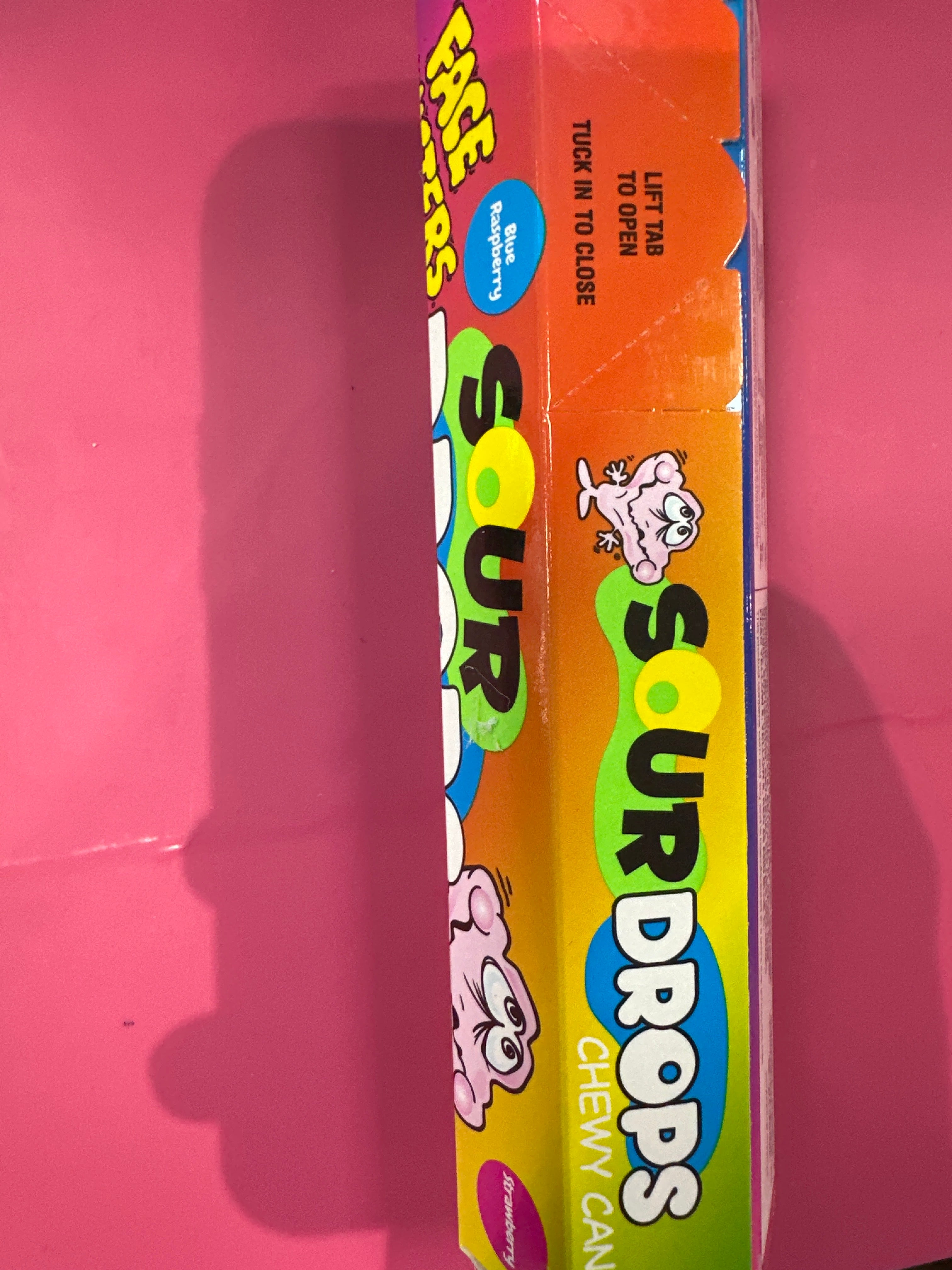 Face Twisters Sour Drops Chewy Candy