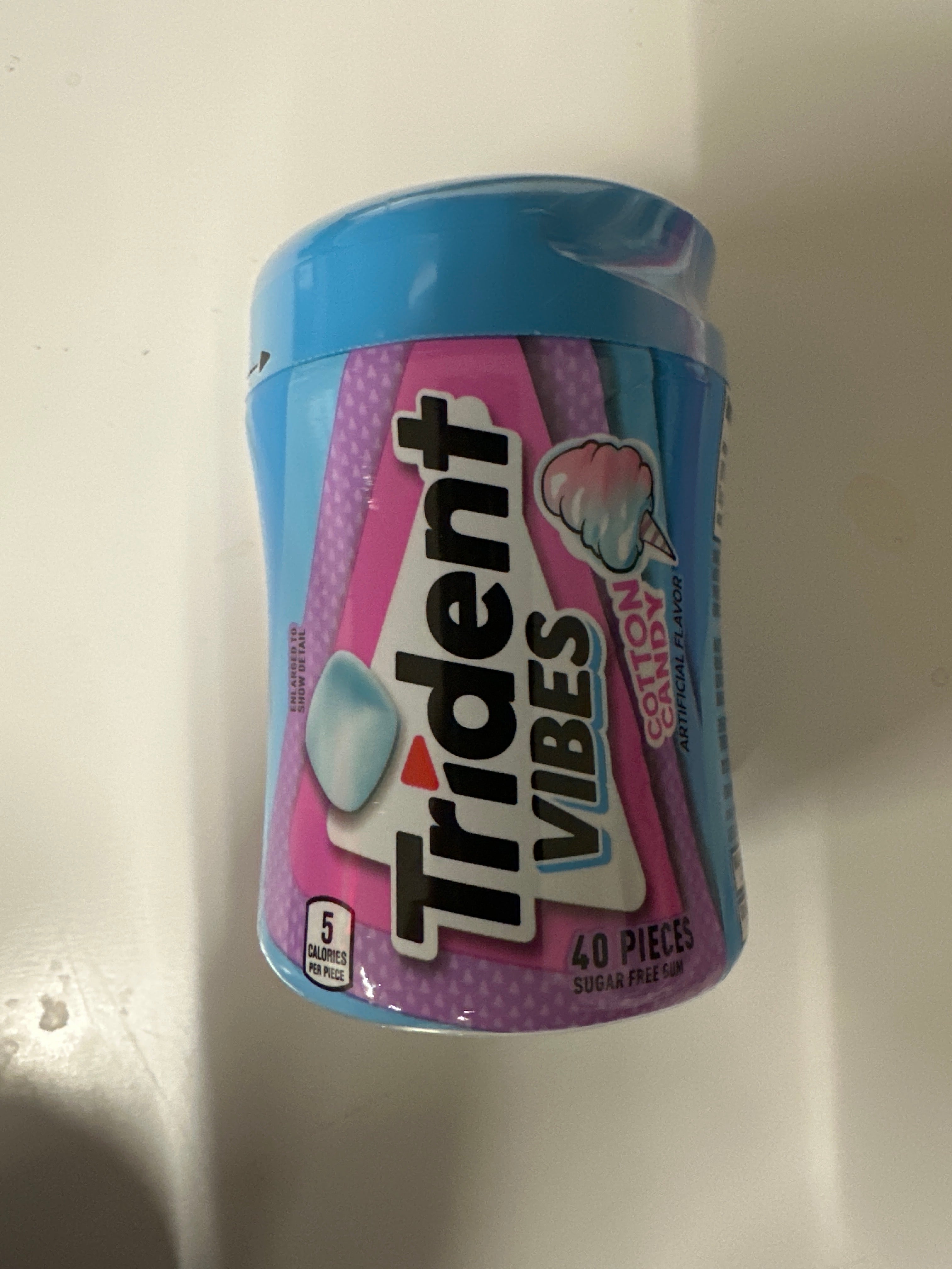 Trident Vibes Cotton Candy Gum
