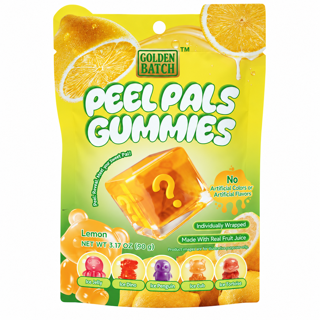 Peel Pals Lemon Peelable Gummy Candy
