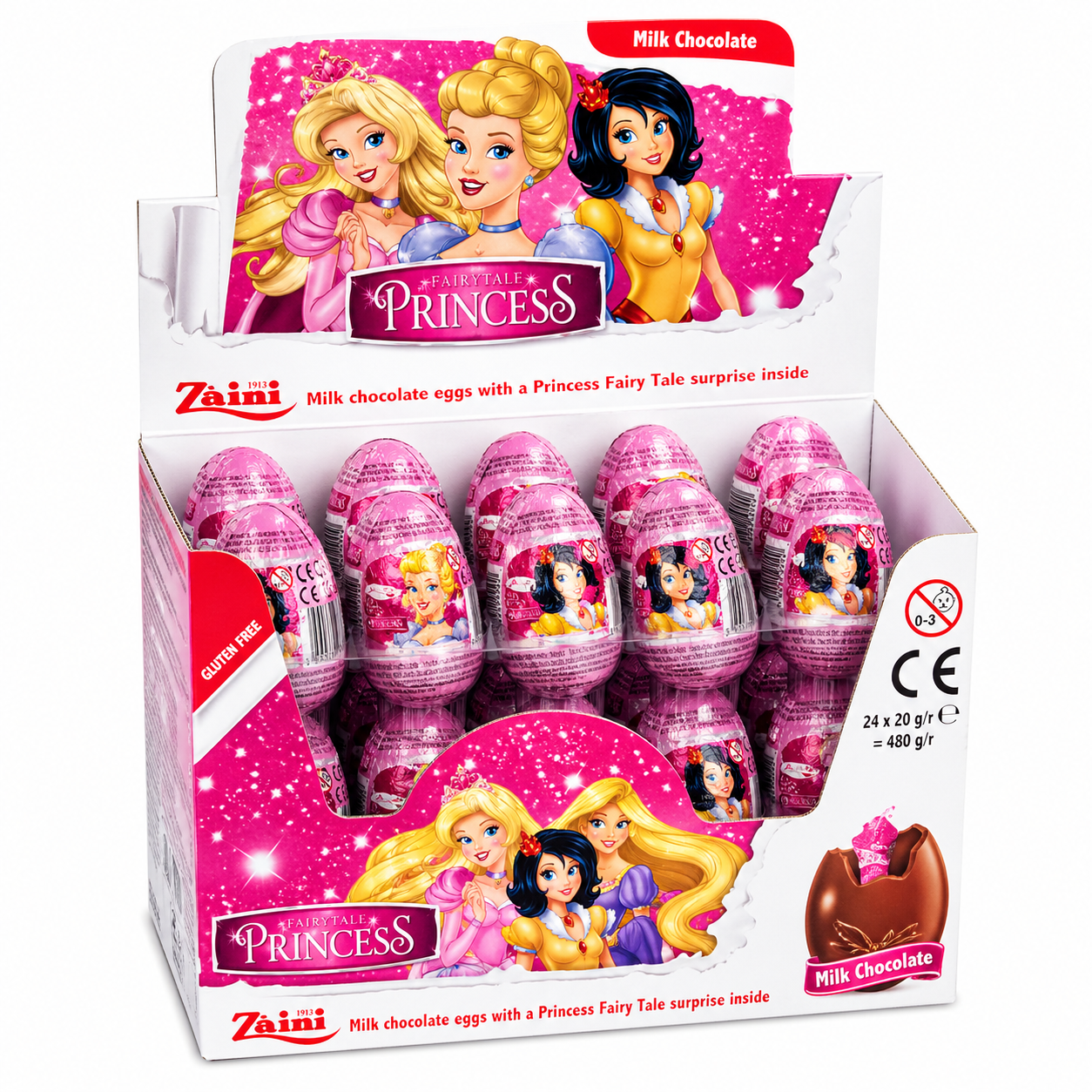 Zaini Cartoon Toy Eggs: Barbie Eggs 24P