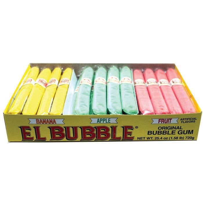 El Bubble Assorted Bubble Gum Cigar, 36ct Display