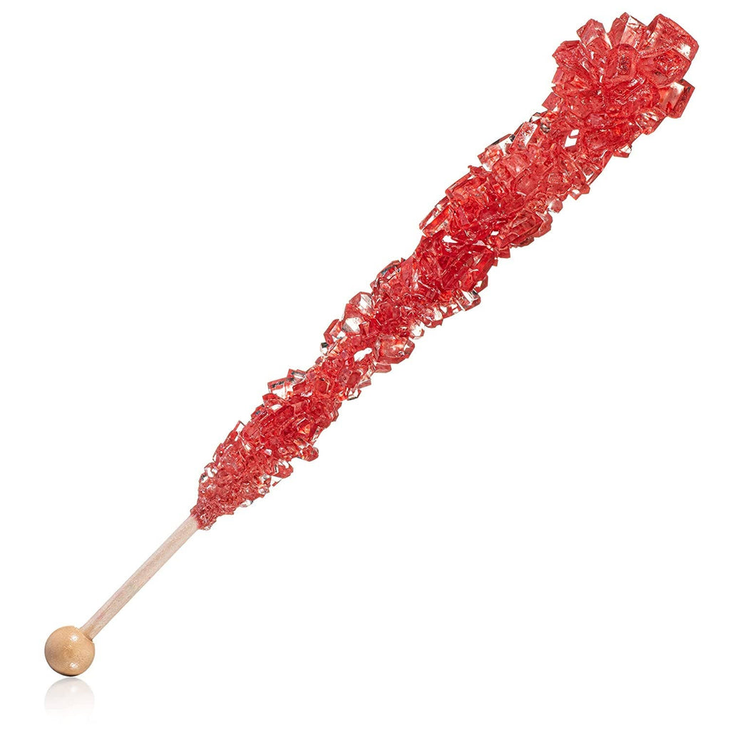 Rock Candy On A Stick - Strawberry 36 Ct. Tub