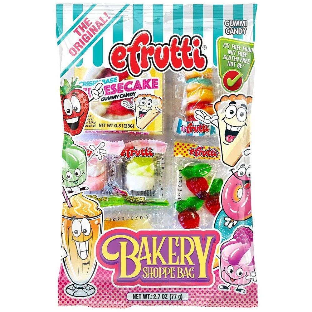 EFrutti Bakery Shoppe Gummy Candy Tray 2.7oz 12ct