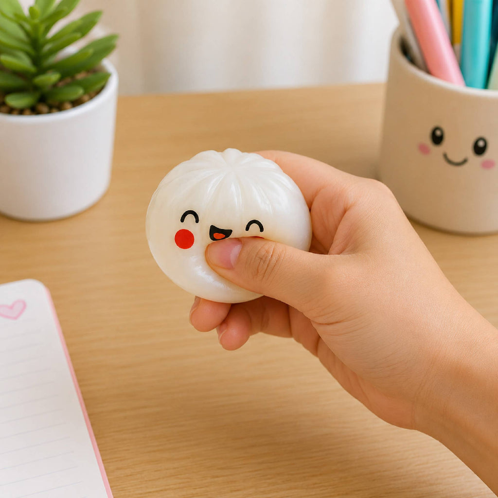Color Changing Dumpling Squishy –Mystery Sensory Squeeze Toy