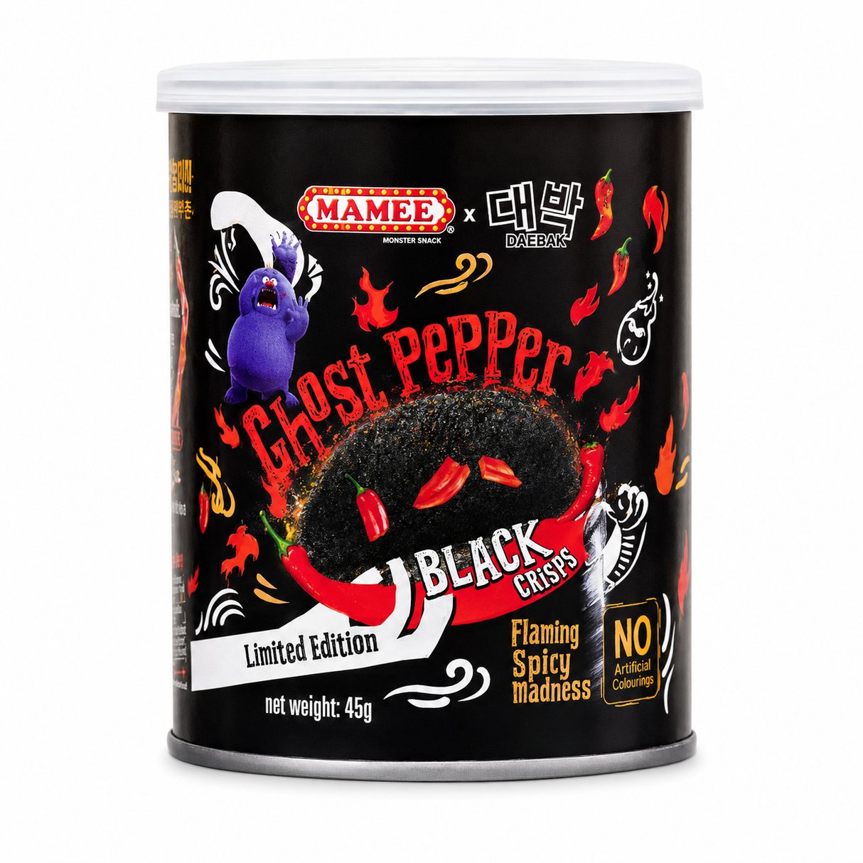 DaeBak Mamee Ghost Pepper Chips: Original Ghost Pepper Flavor 8-Pack