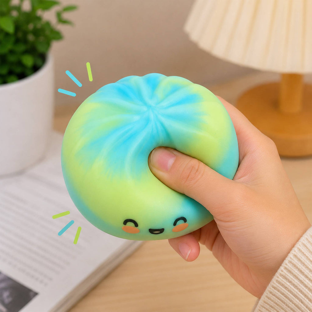 Tie-Dye Squishy Dumplings – Sensory Toy Display