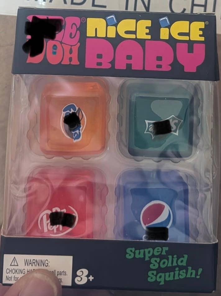 Nice Ice Baby Solid Squish Cubes – Soda-Inspired Sensory: Drinks
