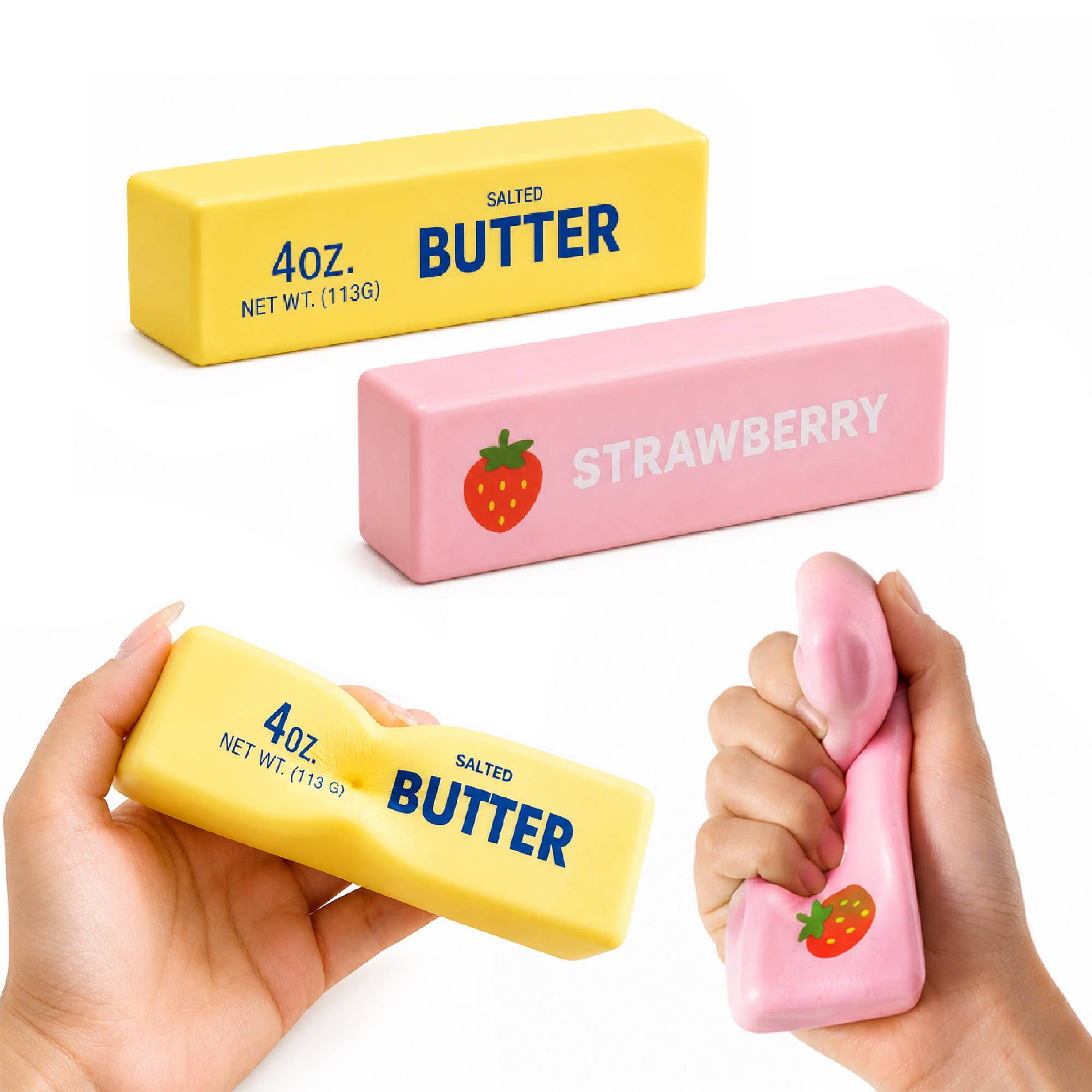 Butter Squishy Sensory Toy Display