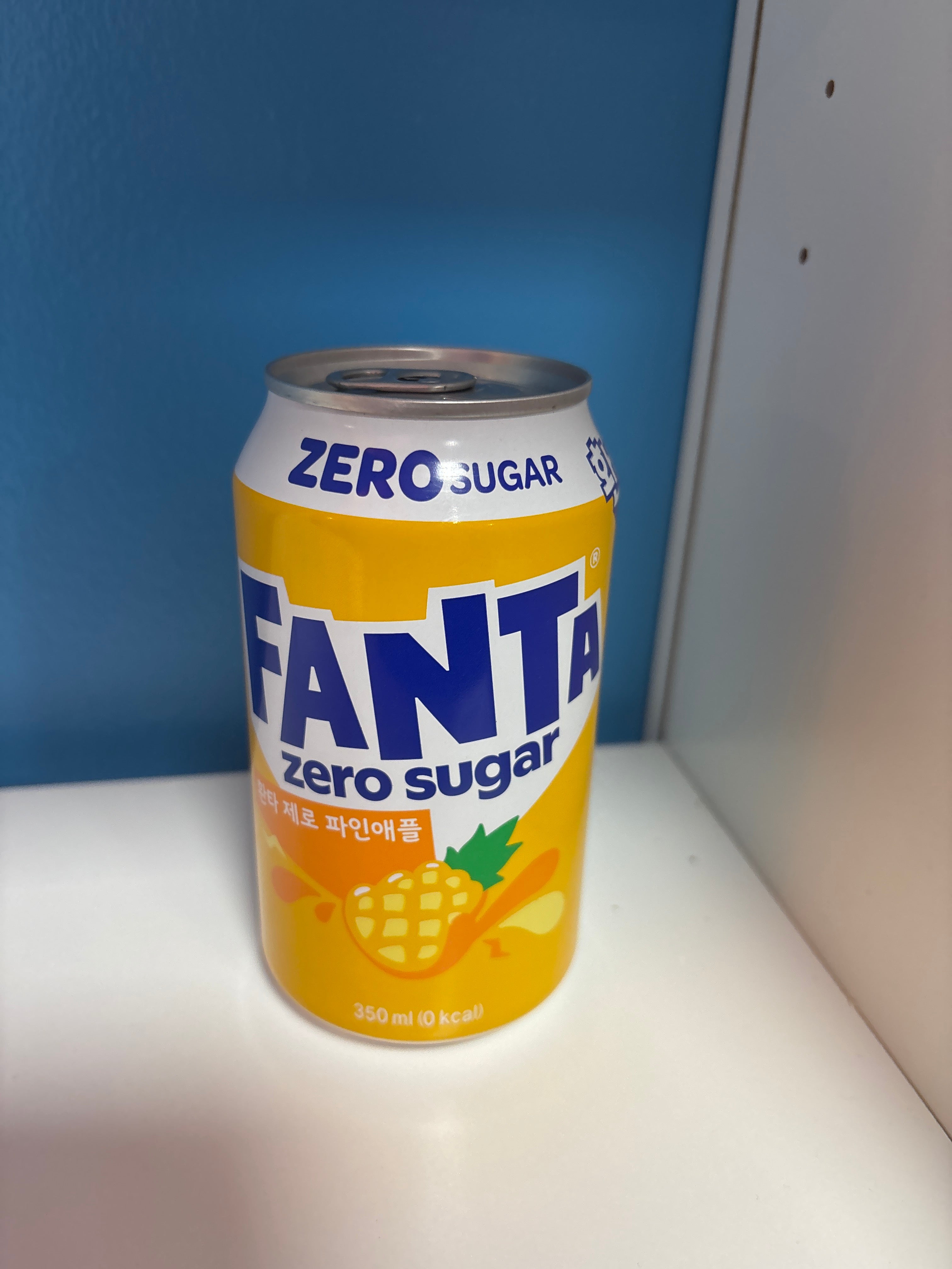 Fanta zero sugar pineapple