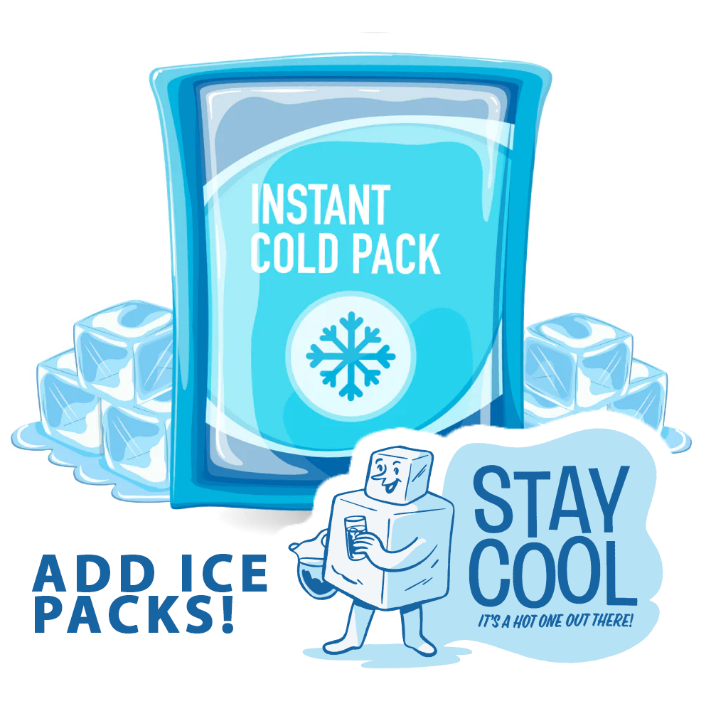 🧊 ADD ICE PACKS – KEEP YOUR SNACKS COOL & FRESH! ❄️: 16oz.