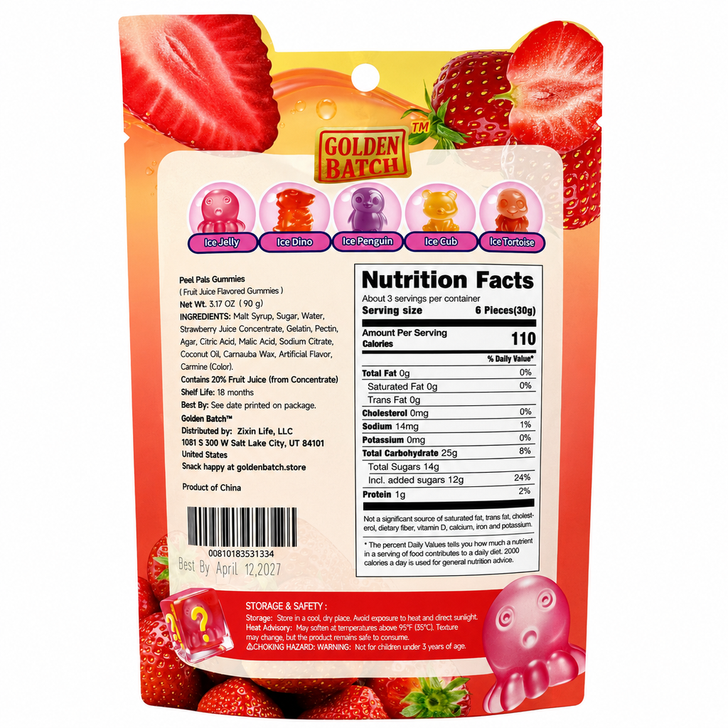 Peel Pals Strawberry Peelable Gummy Candy