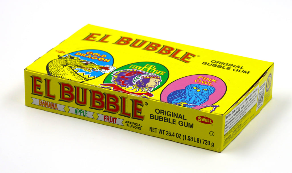 El Bubble Assorted Bubble Gum Cigar, 36ct Display