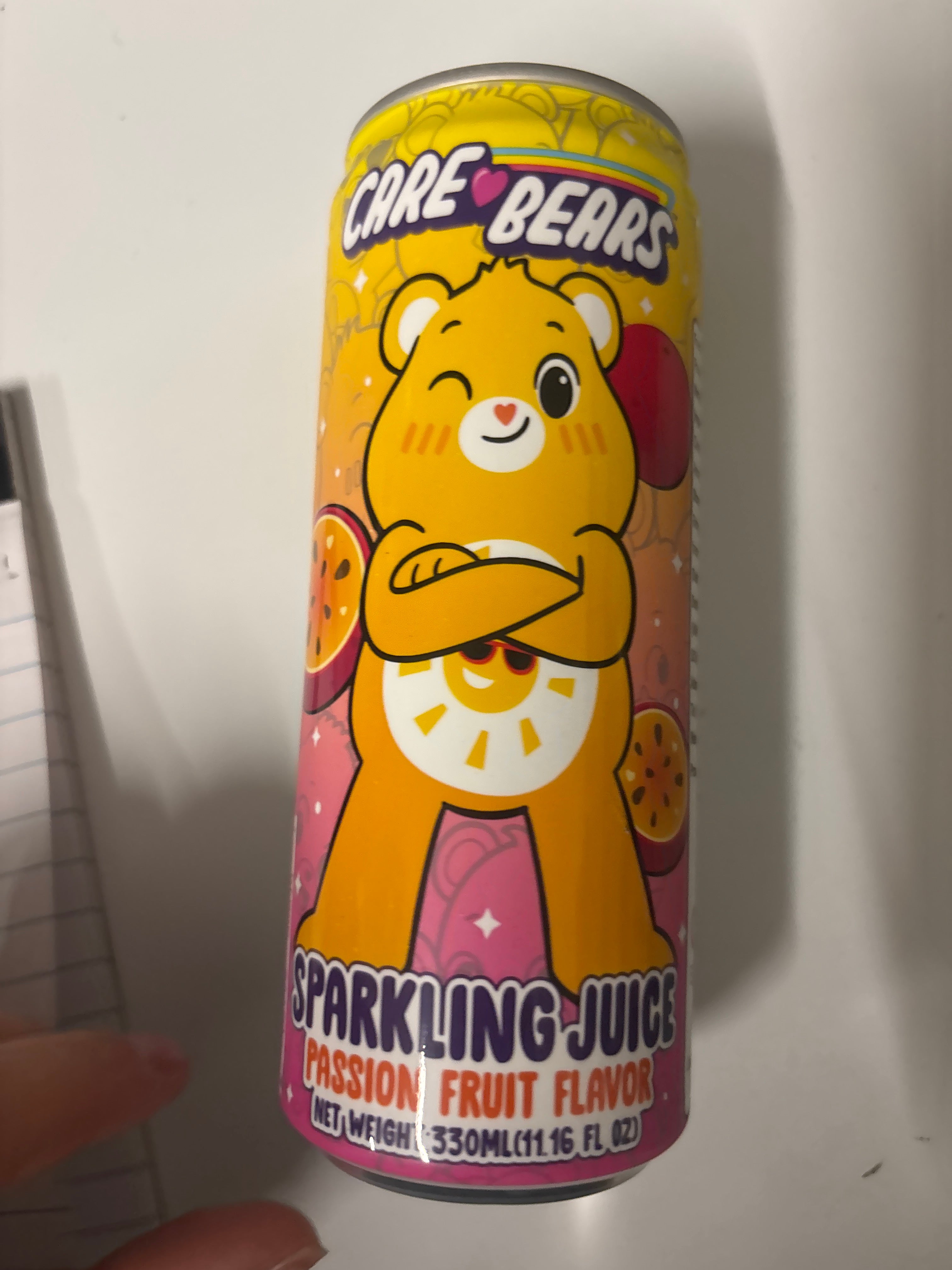 Care Bears sparkling juice passion fruit flavors