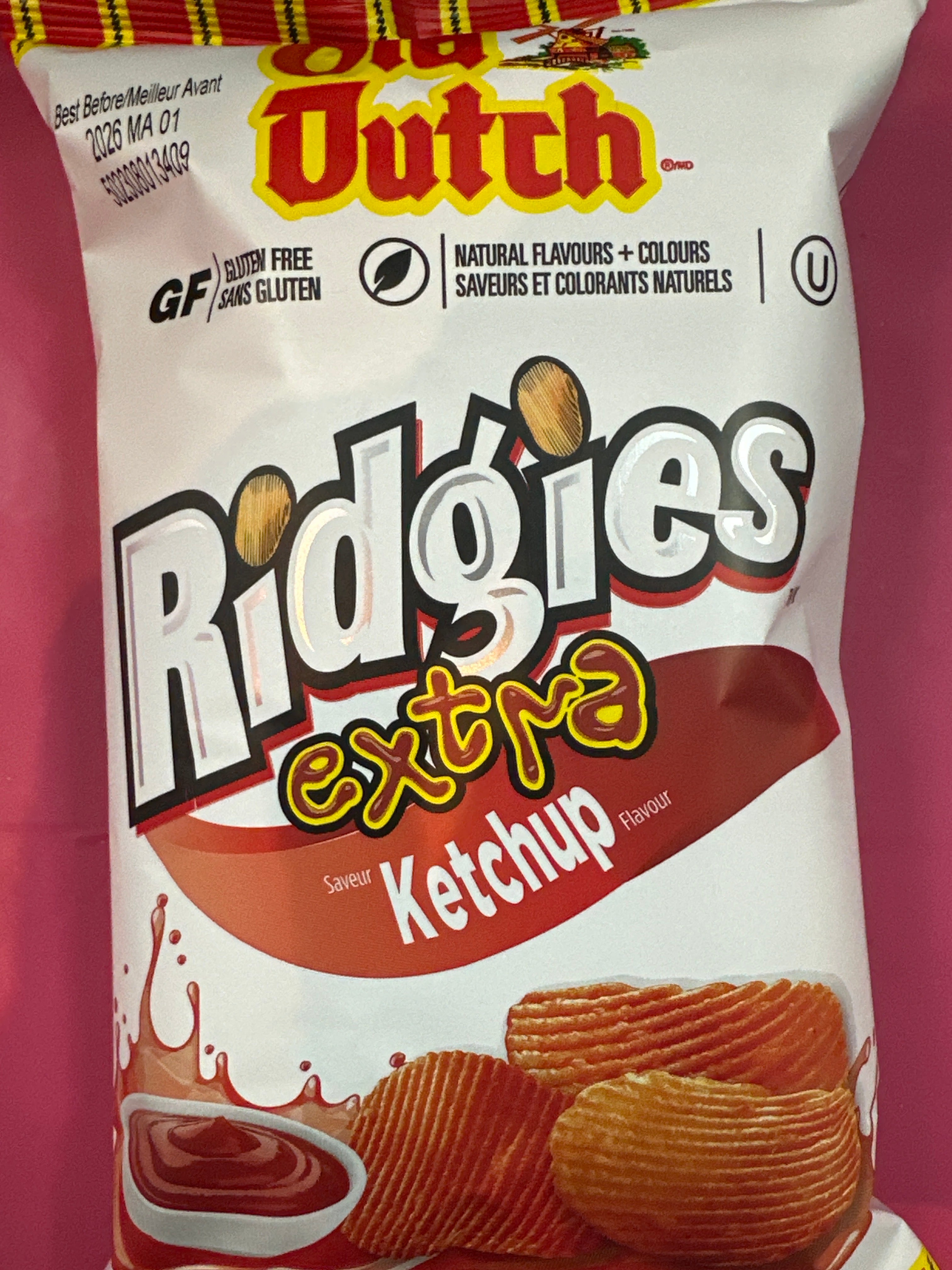 Old Dutch Rigdies Extra Saveur Ketchup Flavour
