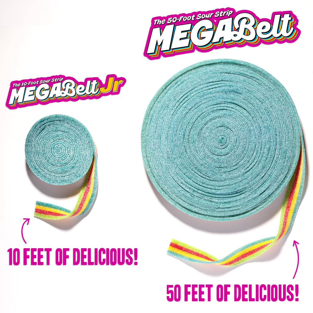 MEGABelt: The Super-Long Sour Candy Strip: 10-Foot (Jr)