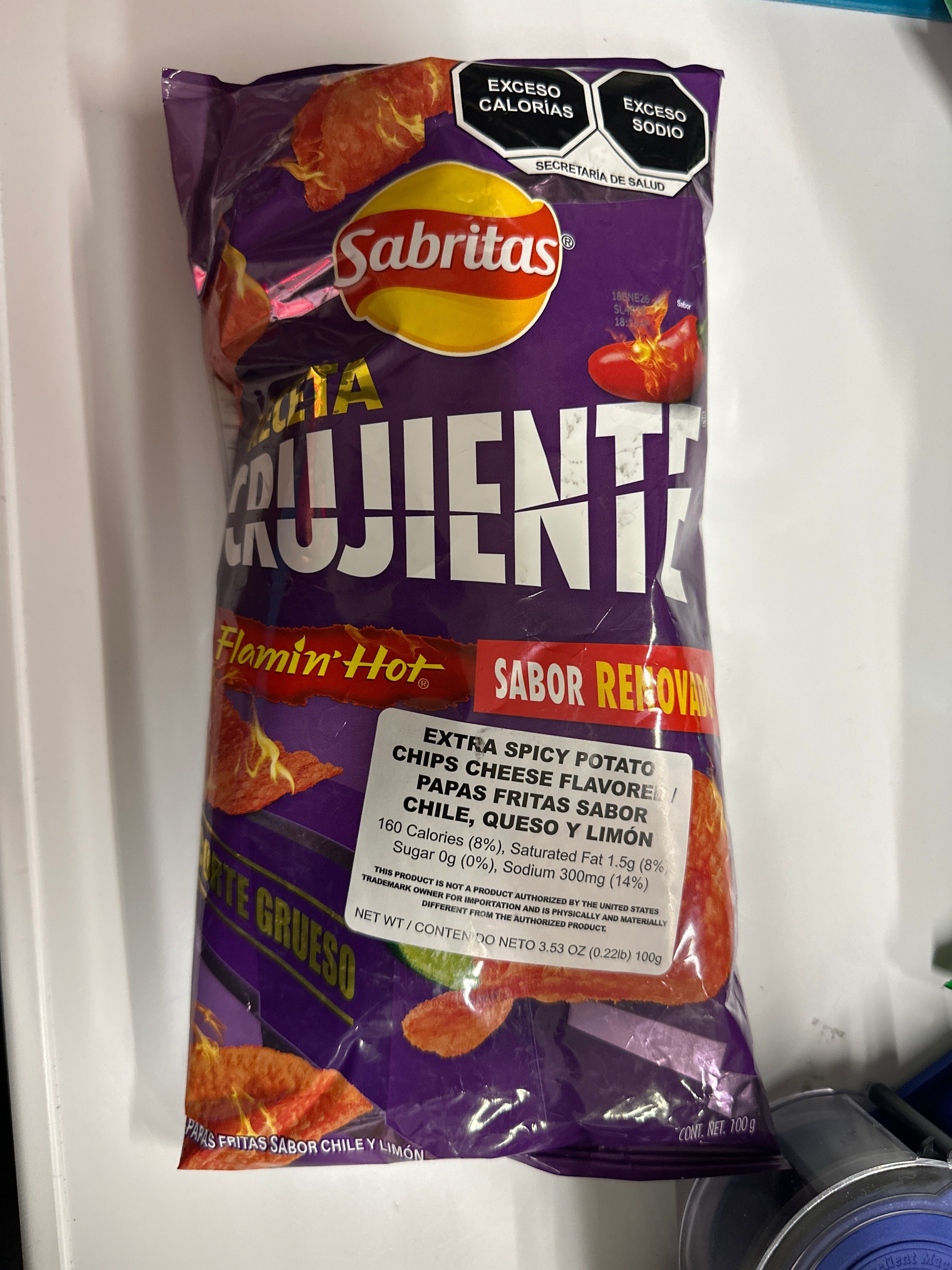 Sabritas Receta crujiente