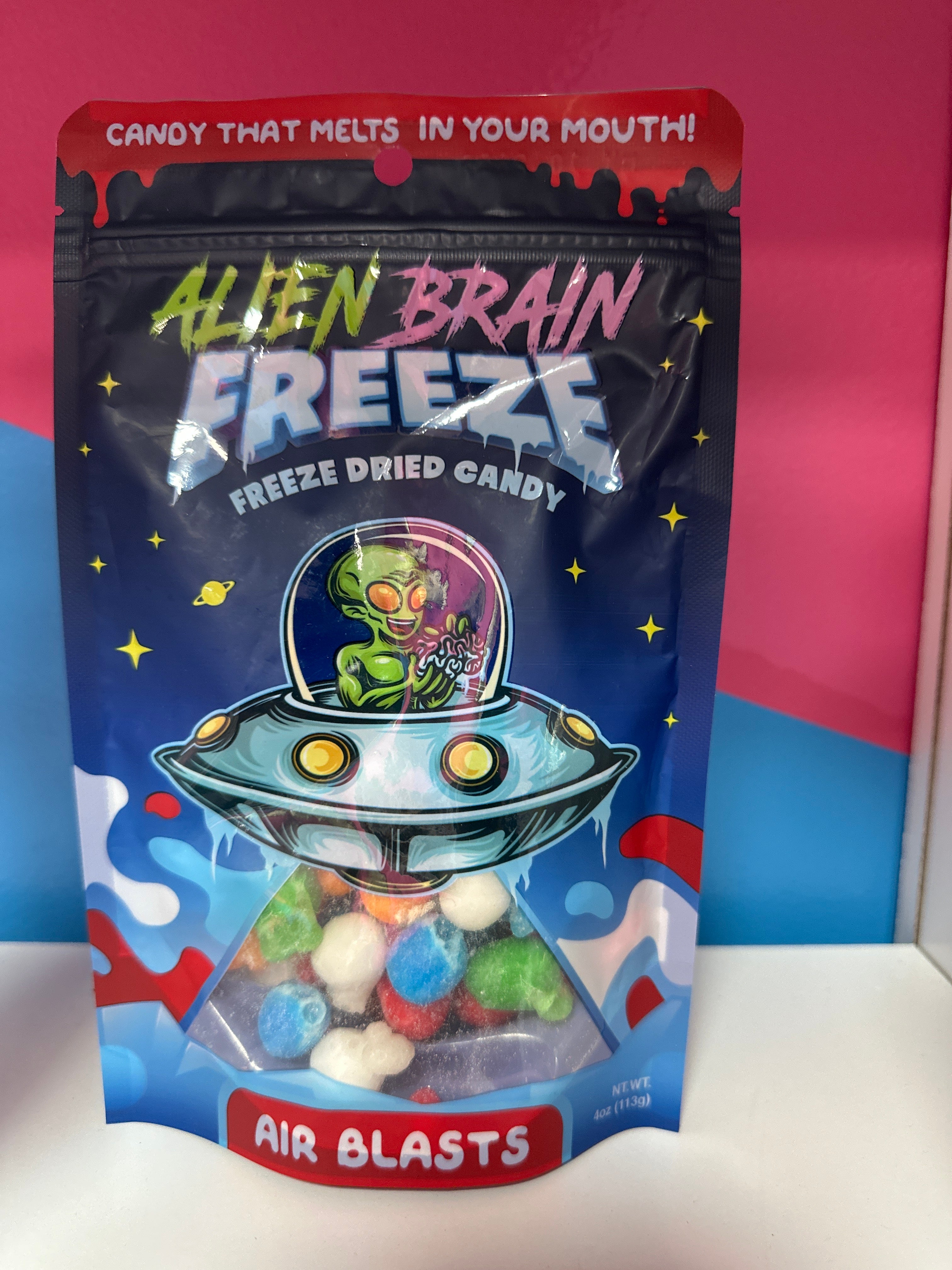 Alien Brain Freeze Dried Candy Air Blasts