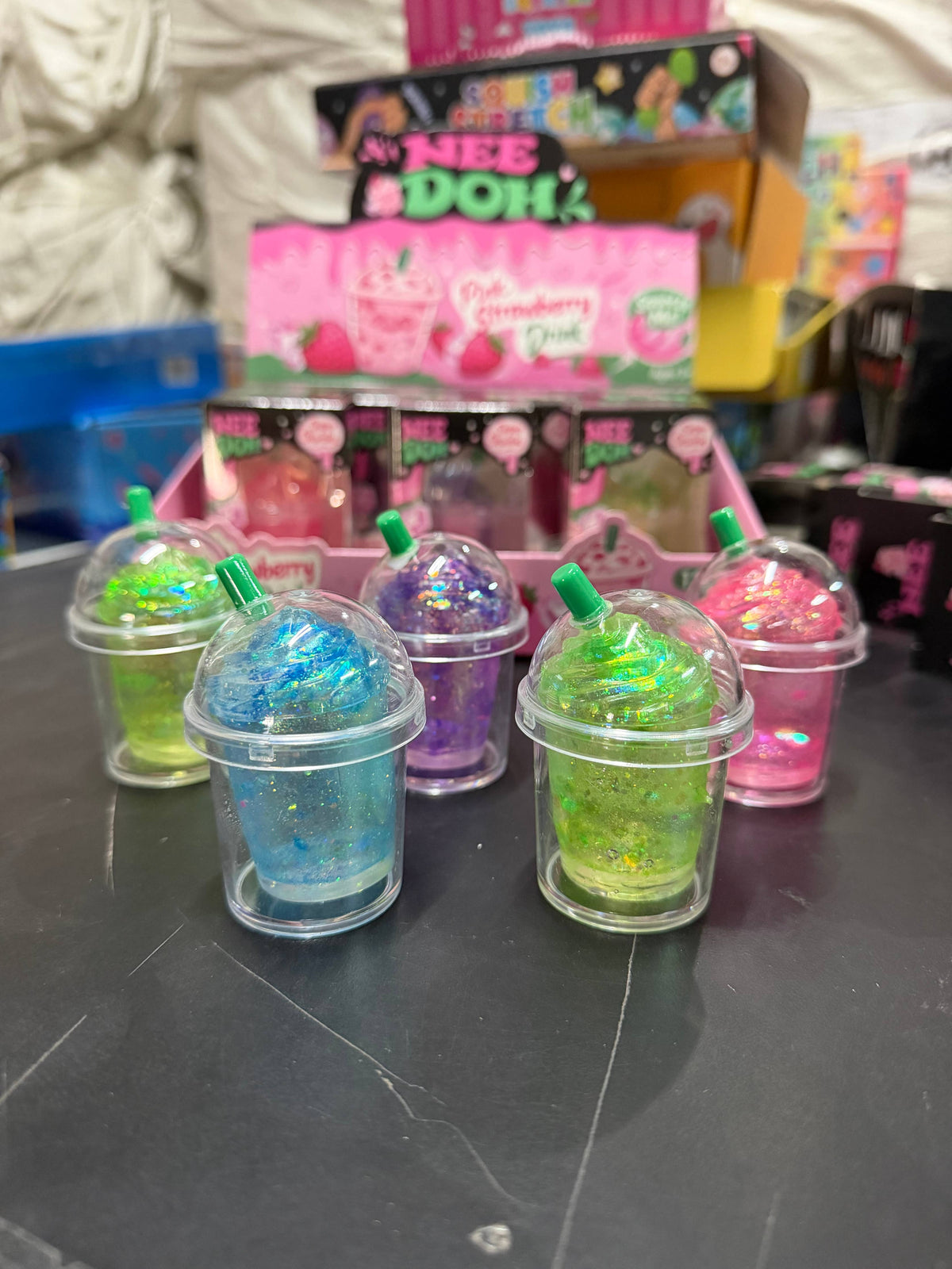 Glitter MINI Drink Starbuck Cup Squishy Toy –  Soft Mini