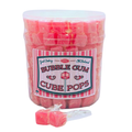 Old Fashioned Bubble Gum Cube Pops