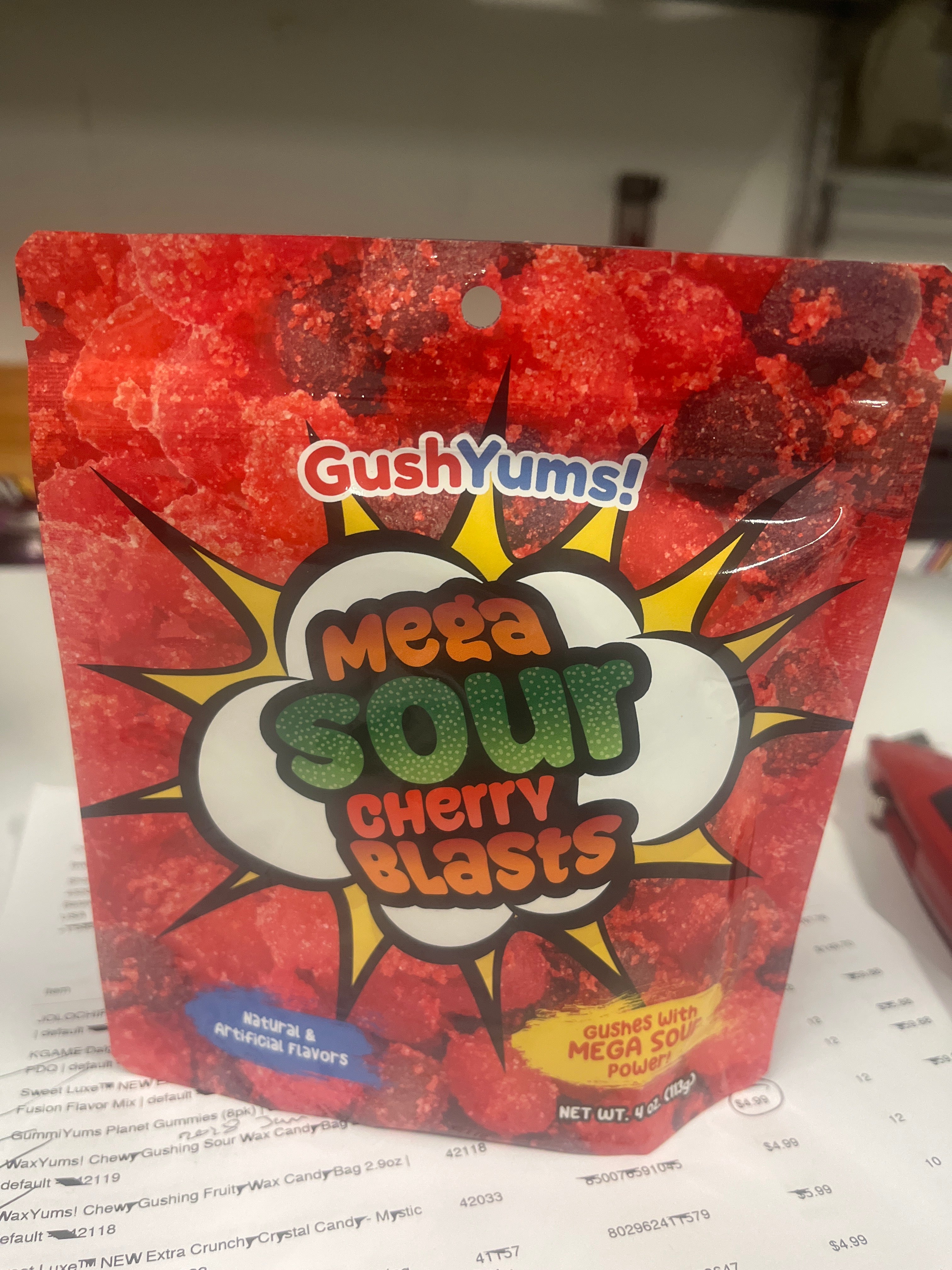 Mega sour cherry blast