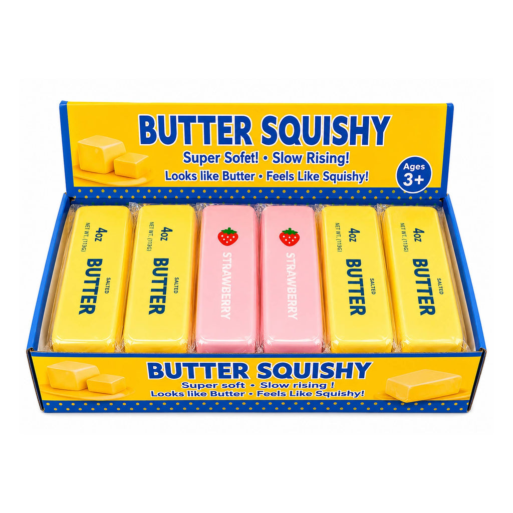 Butter Squishy Sensory Toy Display
