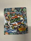 Gushyums! Mega sour blue raspberry blasts