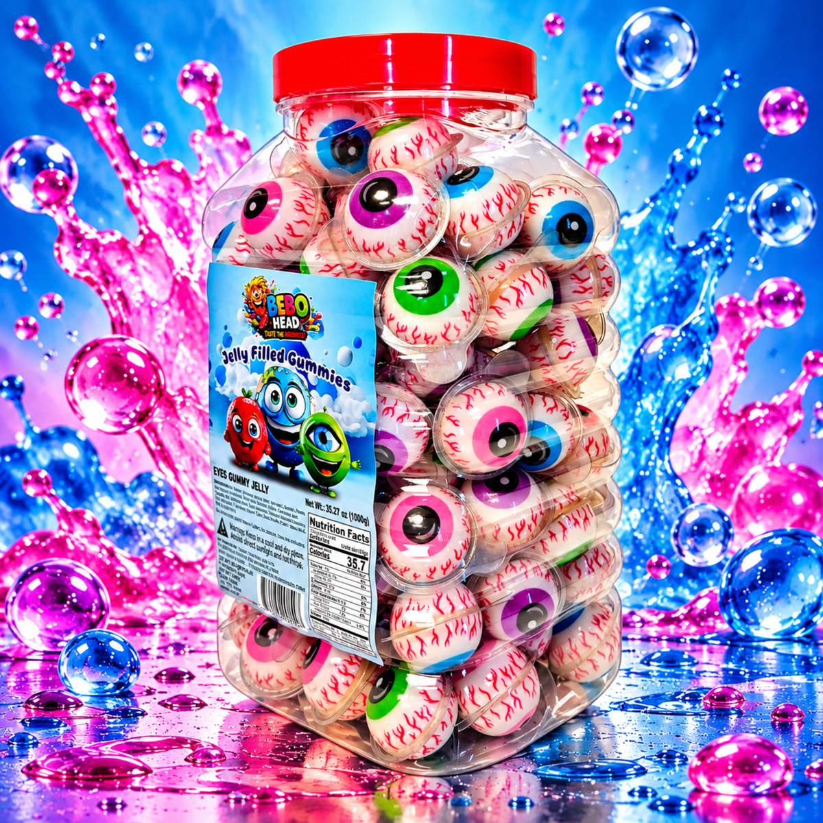 Eyeball Jelly Filled Gummies 👁️