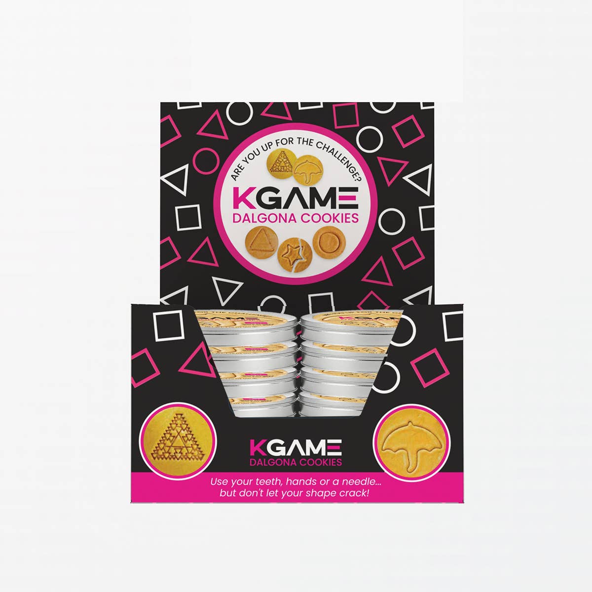 KGAME Dalgona Cookie Tin — Season 1 Challenge (30-PDQ)