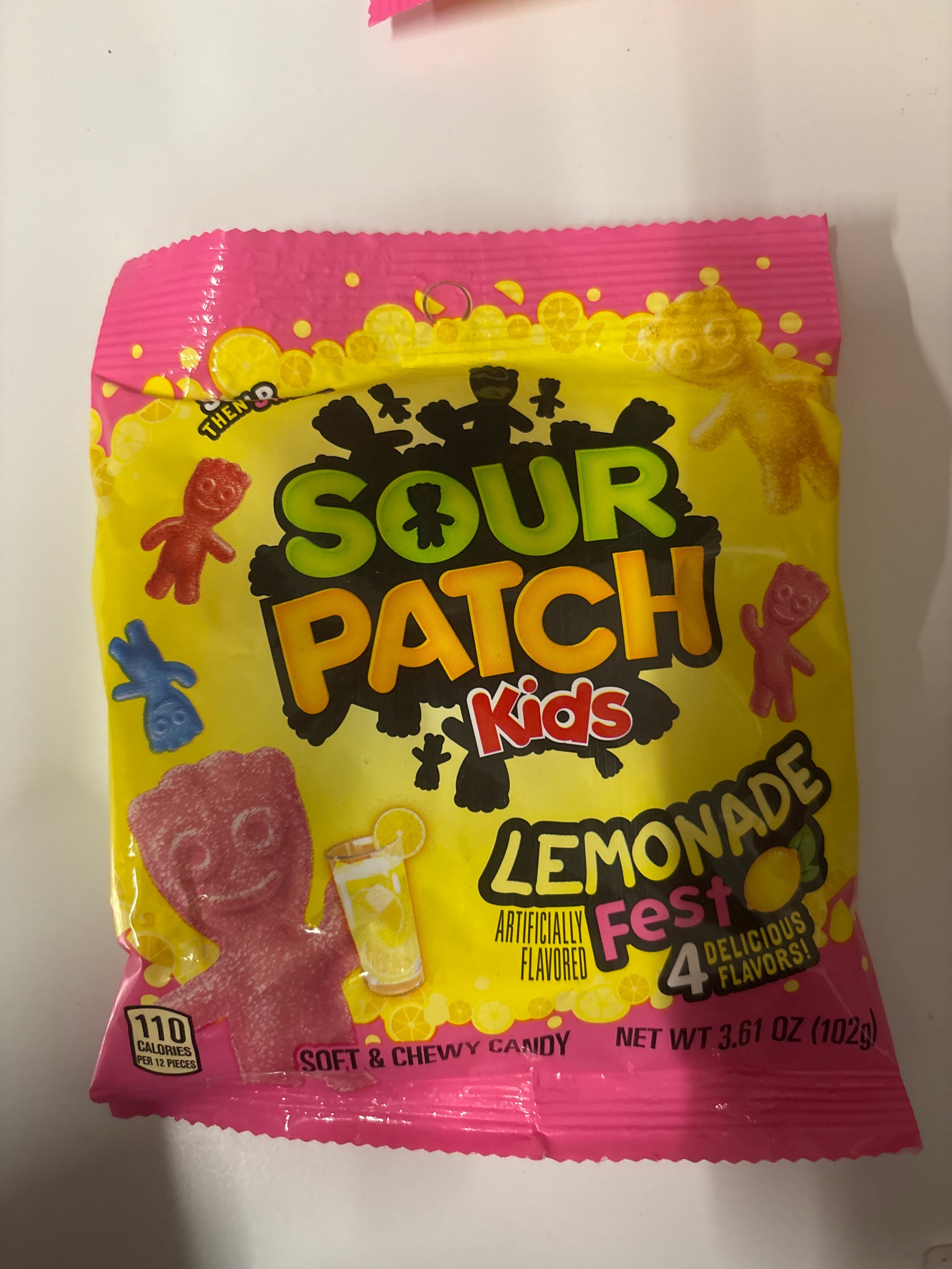 Sour patch kids lemon fest