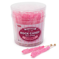 Rock Candy On A Stick - Cherry - 36 Ct. Tub
